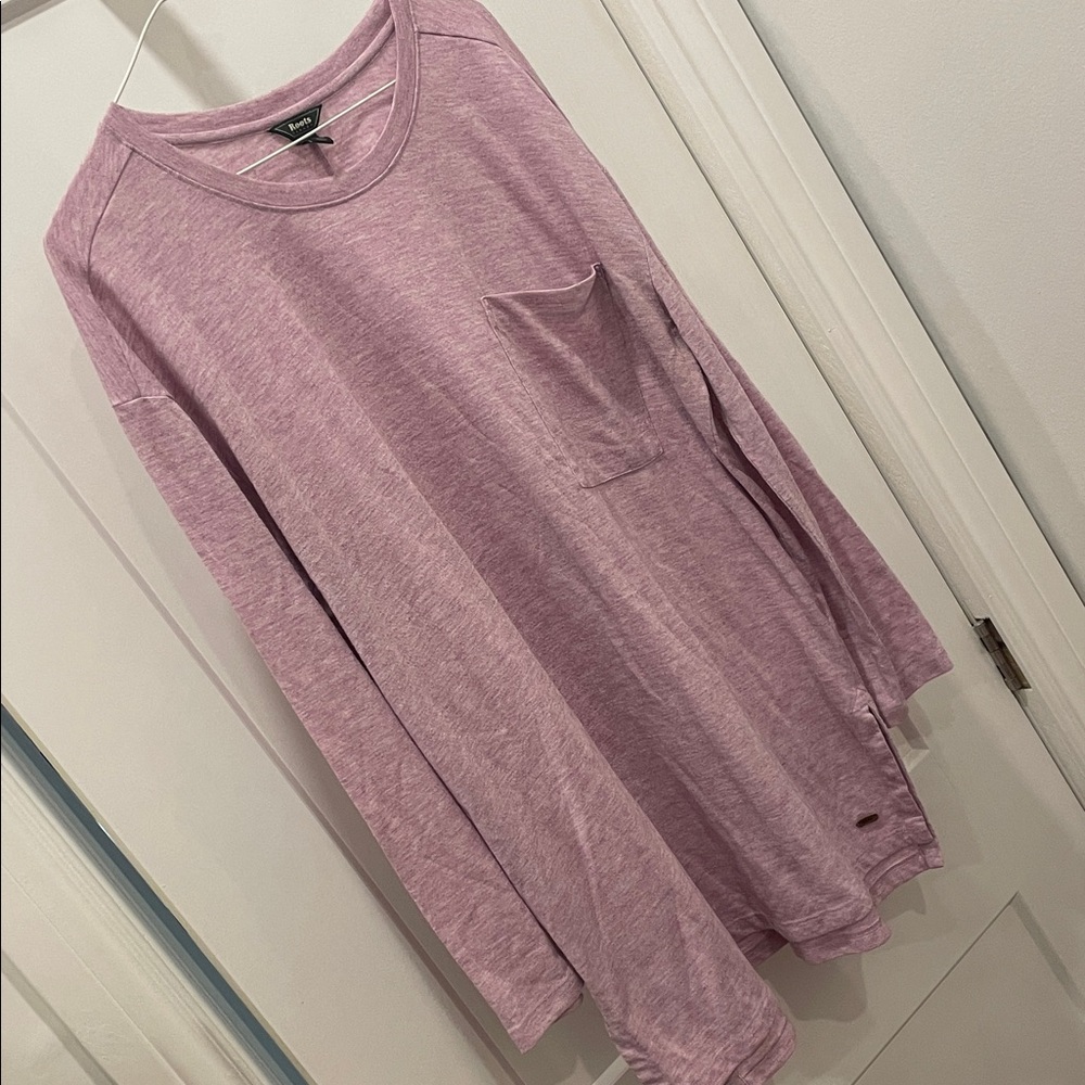 Roots Heathered Purple Crewneck shirt